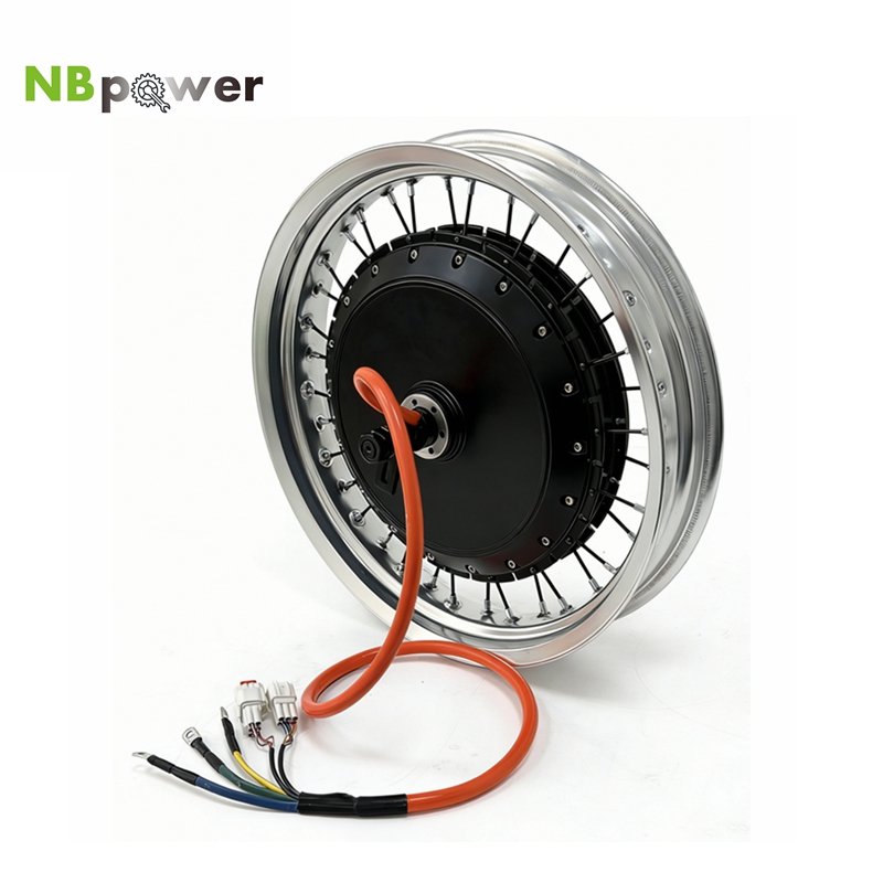 72V 8000W Brushless Hub Motor - Красочные 17x3,0 NBpower/QS V3 273 40H