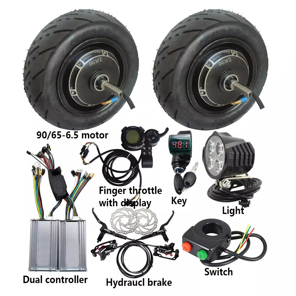 Dual Motor Ebike Kit 2000W - Комплект для переоборудования электровелосипеда 48 В