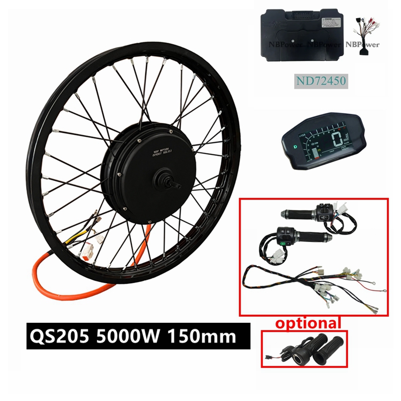 5000W Hub Motor Kit 72V - Комплект для электровелосипеда NBpower/QS205 V3 72В