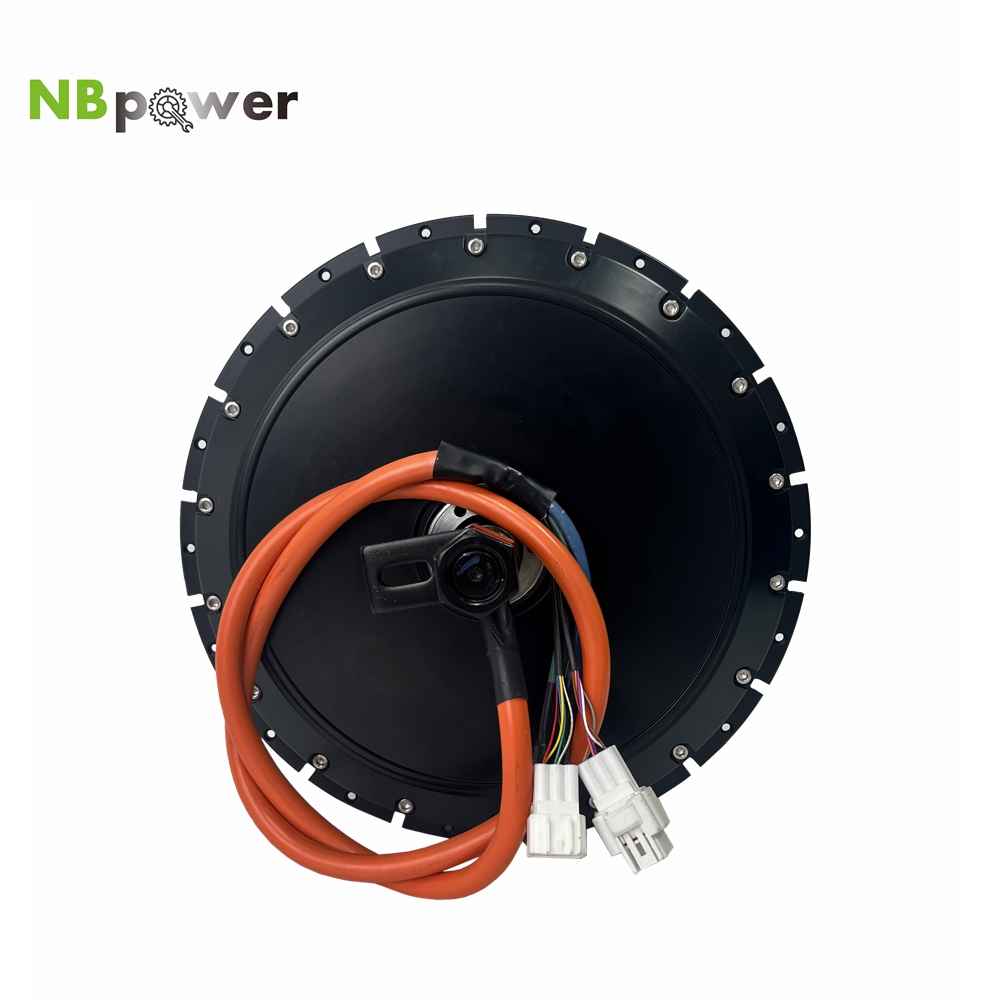 72V 8000W Brushless Hub Motor - Электродвигатель-редуктор NBpower 18x22 мм для заднего