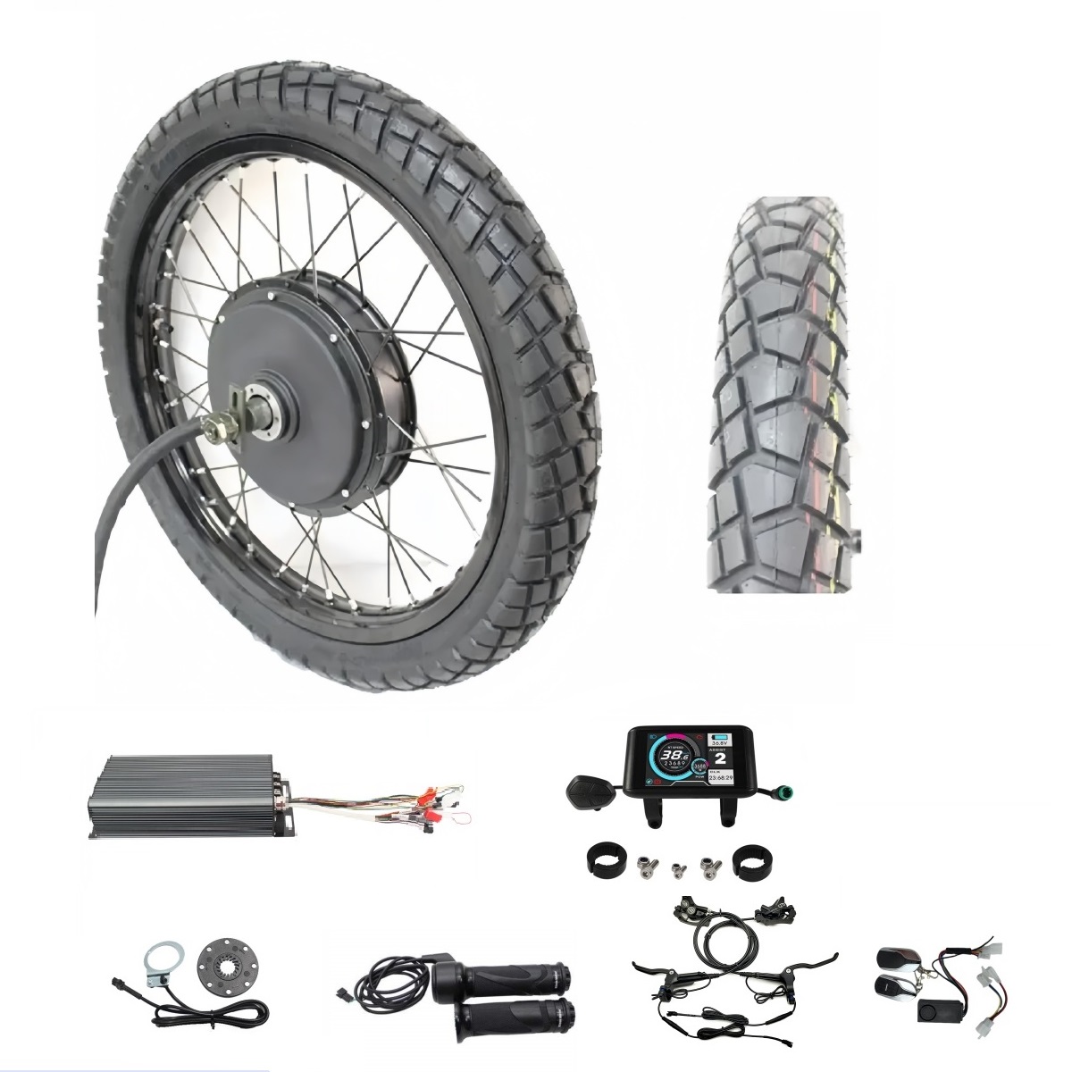 Ebike 48 В-72 В 3000-8000 Вт 1 – обзор и цена 72V 8000W Brushless Hub Motor