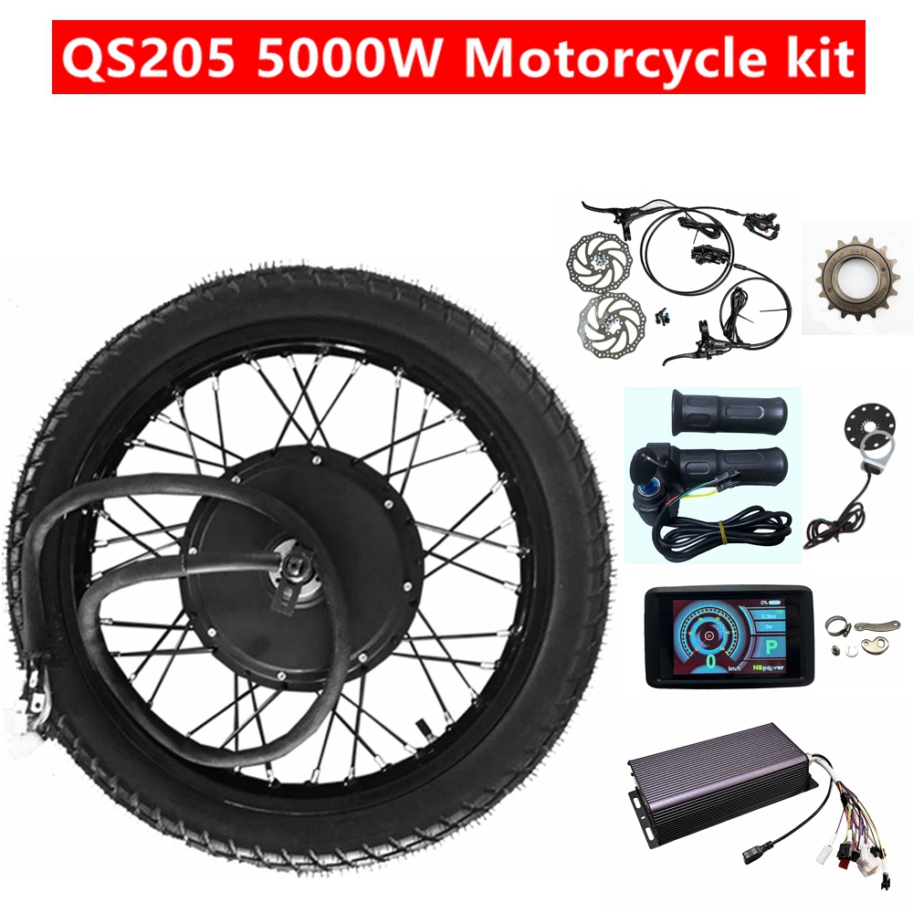 Комплект для переоборудования  – обзор и цена 5000W Hub Motor Kit 72V