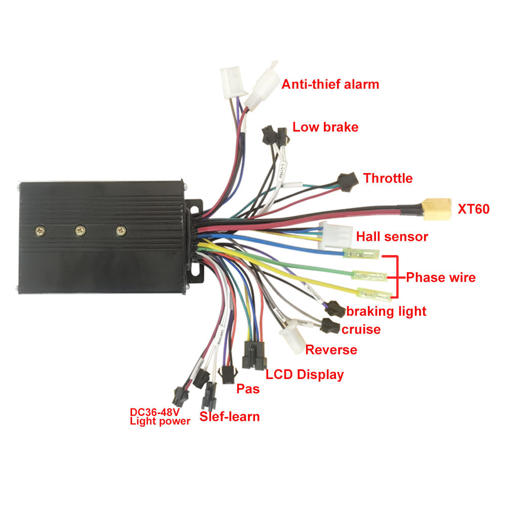 48-72В 60А 2000Вт 3000Вт Компл – обзор и цена Dual Motor Ebike Kit 2000W