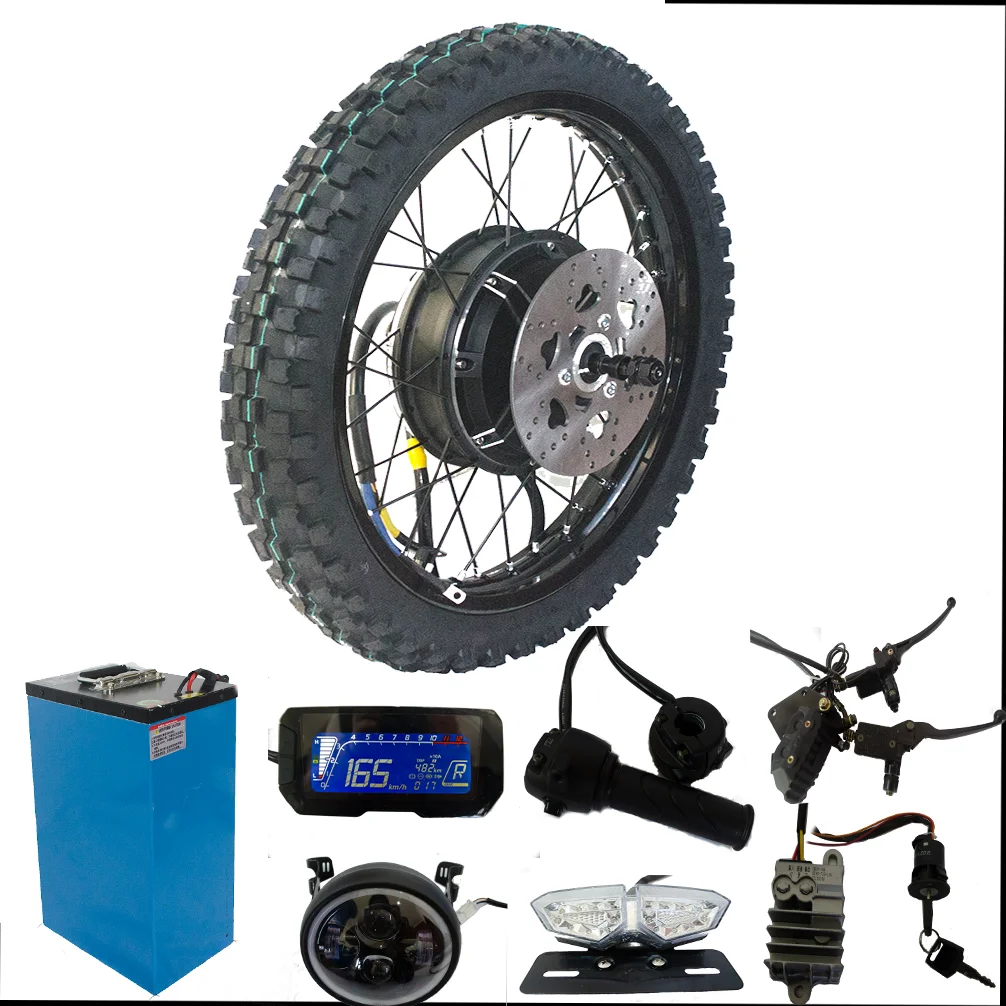 Новый электрический комплект д – обзор и цена 12000W Electric Motorcycle Hub Motor