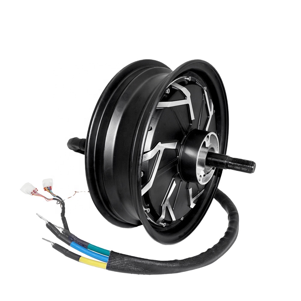 Мотор QS 12000W 12x3.5 дюймов  – обзор и цена 12000W Electric Motorcycle Hub Motor