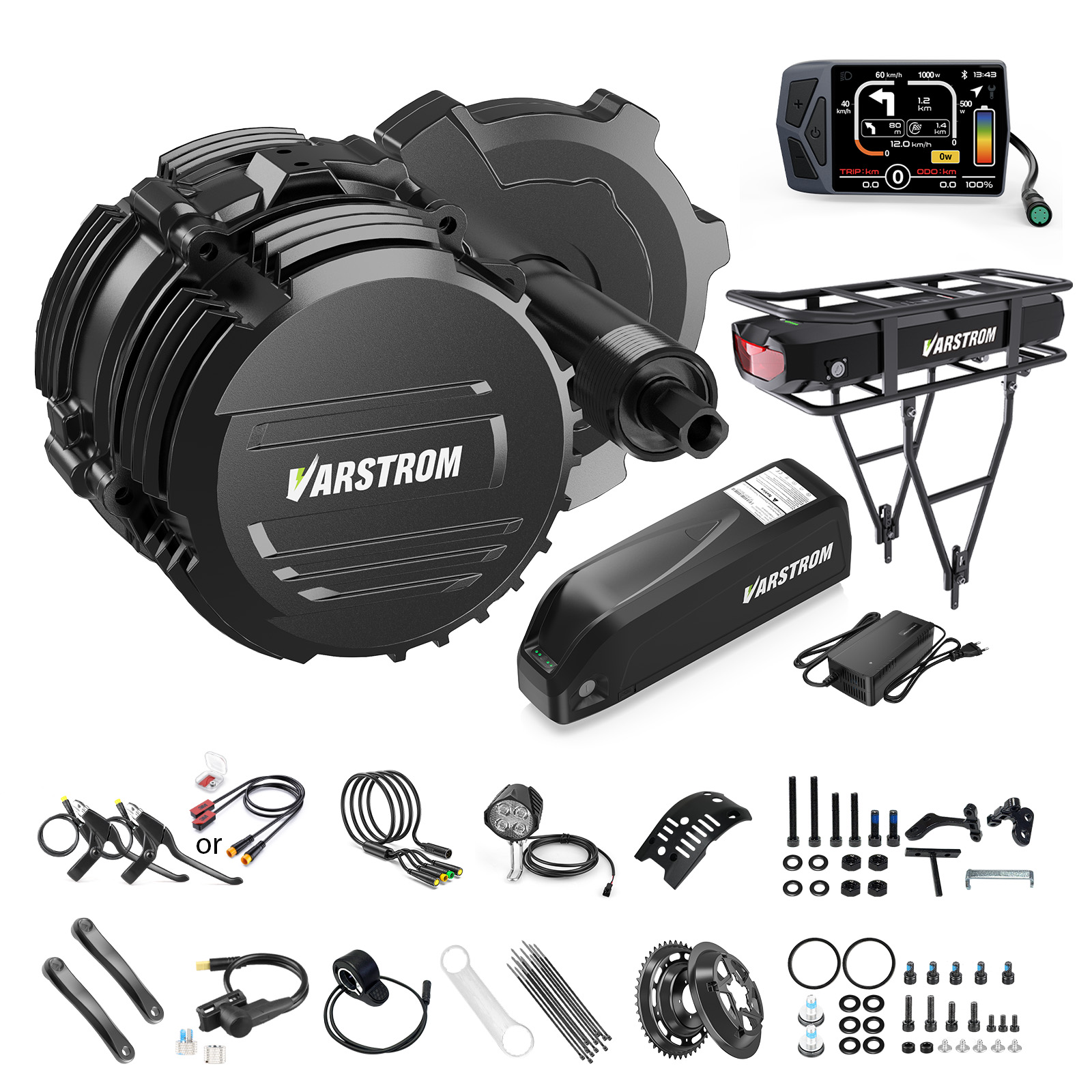 [В НАЛИЧИИ В США] Комплект цен – обзор и цена Torque Sensor Mid Drive Motor Kit